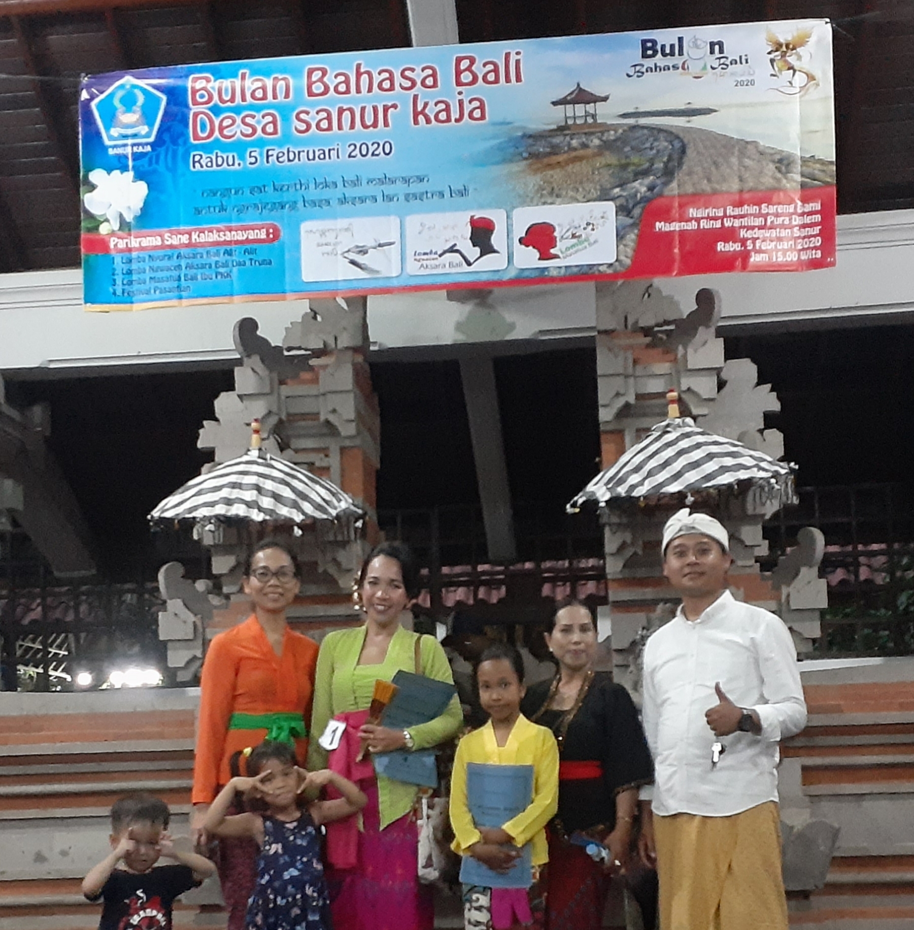Dusun Tegal Asah ikut memeriahkan Lomba Bulan Bahasa Bali 2020 yg di selenggarakan oleh Desa Sanur Kaja