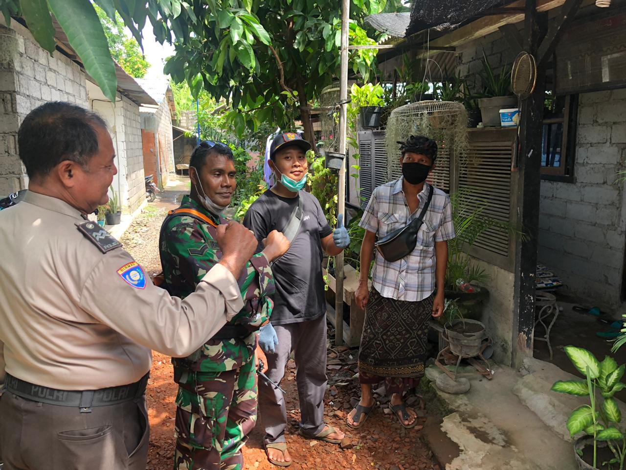 Cek covid-19 di lingkungan pendatang dusun tegal asah